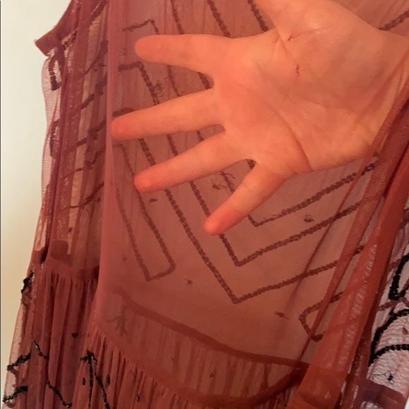 Free people mesh sequin slip dress - Picture 10 of 10